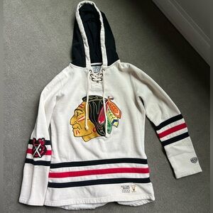 Old Time Hockey Blackhawks Hoodie - Small